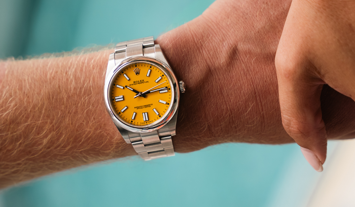 Piece of the Month: Rolex Oyster Perpetual 41mm – Yellow Dial