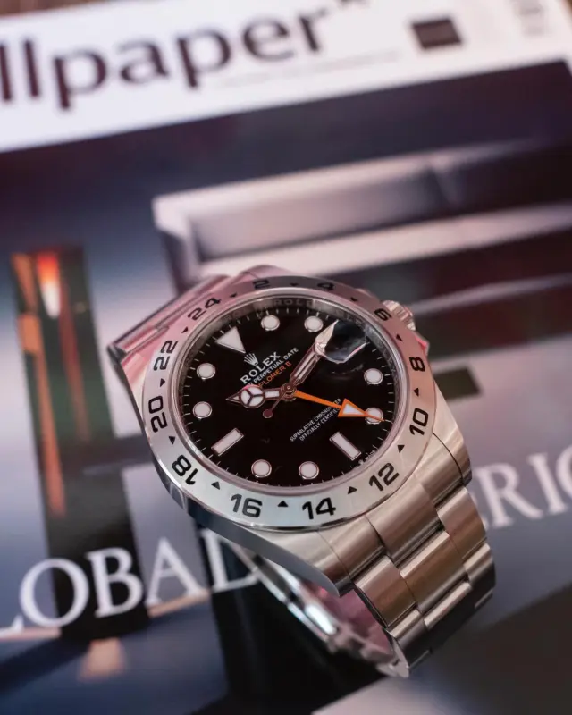 The Rolex Explorer II - primed for adventure.