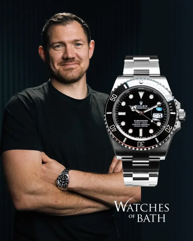Huge congratulations to our ambassador @alexgoode0 on his 4️⃣0️⃣0️⃣th appearance for @saracensofficial tomorrow. 

@alexgoode0 wearing a Rolex Submariner Date on a recent visit to the @watchesofbath showroom. 

#goode400