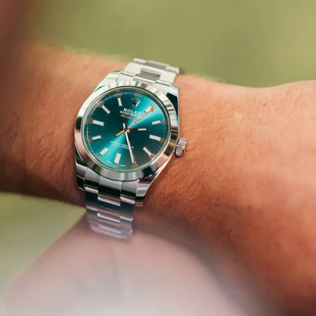 The mighty Milgauss - an iconic discontinued Rolex with the Z-Blue dial.